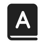 Book Formula Text SVG Icon